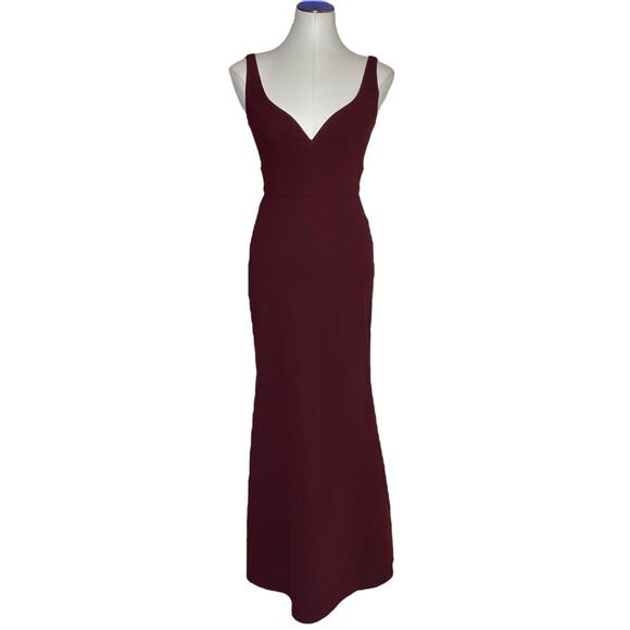 Jill Stuart Sweetheart Neck Gown in Raisin size 2 - Picture 3 of 12